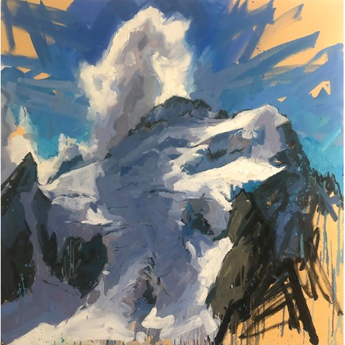 Plume over the Barre des Ecrins, 2024